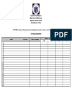 Department of Education: Republic of The Philippines Region Vii-Central Visayas Schools Division of Bohol