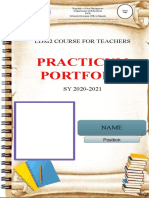 Titser Dig With Answer Template LDM 2 Practicum Portfolio