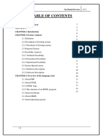 Acknowledgement CHAPTER-1 Introduction CHAPTER-2 System Analysis 2.1 Definition