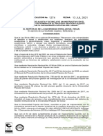 RESOLUCION 1274 13 JULIO 2021 Instructivo Procedimiento de Nomina