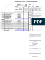 School Form 5 (SF 5) Report On Promotion and Level of Proficiency & Achievement