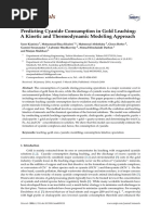 Minerals: Predicting Cyanide Consumption in Gold Leaching: A Kinetic and Thermodynamic Modeling Approach