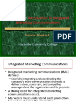 Chap 1 Marketing Communication