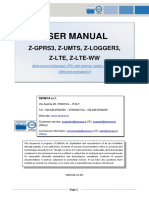 User Manual: Z-Gprs3, Z-Umts, Z-Logger3, Z-Lte, Z-Lte-Ww