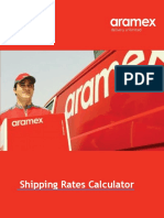 Aramex Rates Calculator Manual