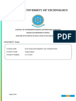 Database and Data Warehouse Assignment 1