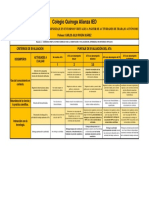 Rúbrica 2021 Segundo Semestre