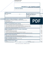 Impuesto A Las Transacciones: Formulario: 400 Versión: 3