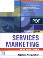 Services Marketing (Text & Cases) by Rajendra Nargundkar