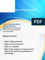 Levels of Measurement