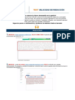 Paso A Paso - Test Velocidad de Redacción (Chat-Mail-Rrss) - Pasos