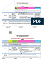 Grade 12: Weekly Home Learning Plan For Disaster Readiness & Risk Reduction