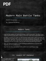 Modern Main Battle Tanks: World's Perspective. By: Shaswat Mandhanya