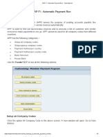 SAP FI - Automatic Payment Run - Tutorialspoint