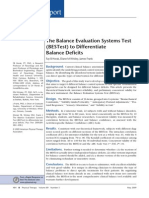 The Balance Evaluation Systems Test