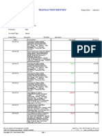 Transaction History: Report Date