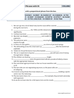 B2 Prepositional Phrases With IN COLL006: WWW - English-Practice - at