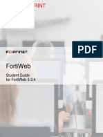 FortiWeb Student Guide-Online