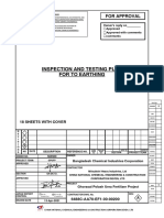 ITP For Earthing