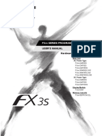 FX3S Operation Manual