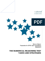 The Numerical Reasoning Test Tasks and Strategies: Marcus Delacor Preparation For EPSO Open Competitions