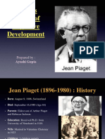 Piaget's Theory of Cognitive Development: Prepared by