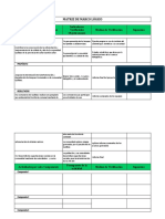 Matriz de Marco Lógico Del Proyecto