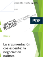 La Argumentación Coalescente-La Negociación Política