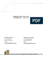 Gcad Dissertation Manual 2021