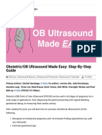 Obstetric - OB Ultrasound Made Easy - Step-By-Step Guide - POCUS 101