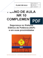 Plano de Aula Curso NR10 - SEP