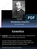 Handout - Mendelian Genetics