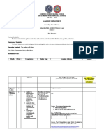 Junior High School Division Grade Level Instructional Plan Health 10 First Trimester