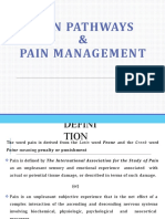 Pain Pathways & Pain Management