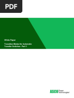 Transition Modes For Automatic Transfer Switches Part 1