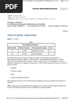 Altura Del Piston Motor 420E CAT