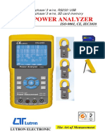 3 Phase Power Analyzer: ISO-9001, CE, IEC1010