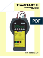 Truestart Ii: Installation & Service Instrument