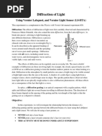 Diffraction of Light: Using Vernier Labquest, and Vernier Light Sensor (LS-BTA)