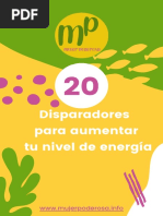 20 Disparadores Inventario Sensorial