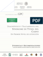 Diagnóstico y Tratamiento Del: Índrome de Únel Del Arpo