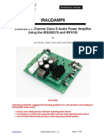 Iraudamp6: 250W/8 X 2 Channel Class D Audio Power Amplifier Using The IRS20957S and IRF6785