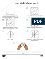 Tablas de Multiplicar Con Juego de Papel