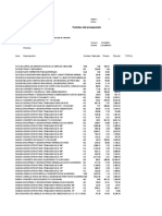 Presupuesto Por Partidas