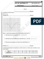 Devoir de Synthèse N°2 - Math - 2ème Lettres (2010-2011) Mme GUESMIA Aziza