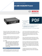 Communications Systems - Prs XPXXX and LBB 4428/00 Power Amplifiers