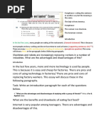 For and Against Essay Writing Introduction.