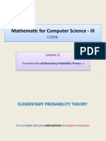 Mathematic For Computer Science - III Mathematic For Computer Science - III