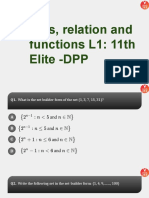 Sets L1 DPP - 11th Elite