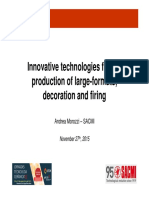 Innovative Technologies For The Production of Large Technologies For The Production